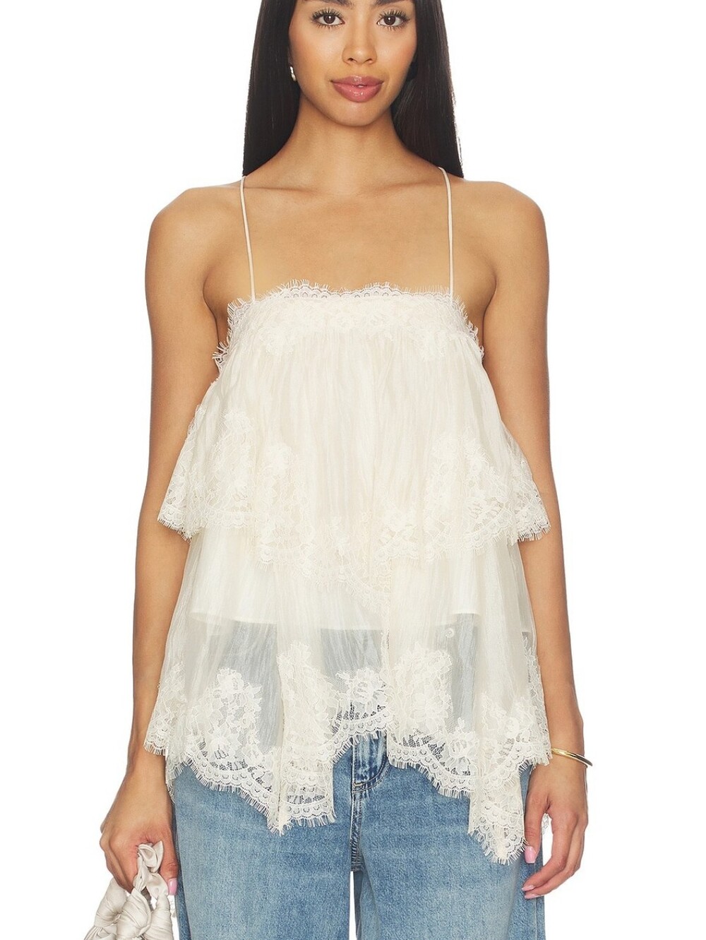 Aje Ophelia Lace Cami